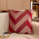 Axyaa Geometric Jacquard Square Cushion Cover 45x45 Polyester Throw Pillowcase