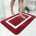 Axyaa Plush Bath Mat: Soft Non-Slip Rug for Bathroom, Bedroom, or Living Room