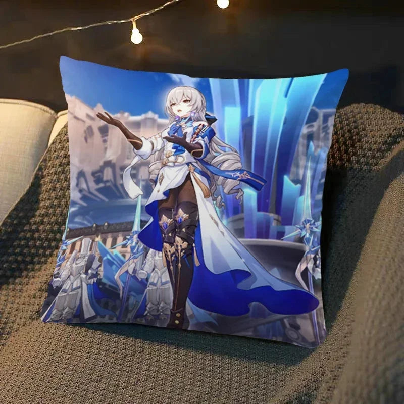 Axyaa Star Rail Square Cushion Cover - Luxury Sofa Decor & Wedding Gift