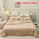 Axyaa Washed Cotton Quilt, Embroidered, Summer Cool, Air Conditioner Quilt