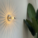Axyaa Modern Bauhaus Glass Wall Lamp for Living Room Decor