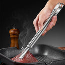 Axyaa Stainless Steel Barbecue Tongs for Food & Ice-Cubes, Restaurant Buffet Tool