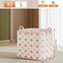 Axyaa Foldable Closet Organizer Bag with Handle for Clothes, Blankets, and Pillows