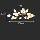 Axyaa Nordic Dining Room Pendant Lamp Chandelier for Indoor Ceiling Lighting