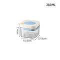 Axyaa Stackable Cereal Storage Container Vacuum Food Storage Box Transparent Jar