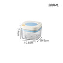 Axyaa Stackable Cereal Storage Container Vacuum Food Storage Box Transparent Jar