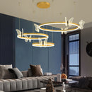 Axyaa LED Butterfly Chandelier for Modern Living Room Ceiling Lighting