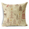 Axyaa Christmas Plant Series Pillow Covers - Festive Home Décor