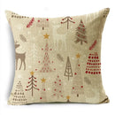 Axyaa Christmas Plant Series Pillow Covers - Festive Home Décor