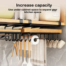 Axyaa Under Cabinet Basket Storage Shelf: Kitchen & Office Organizer