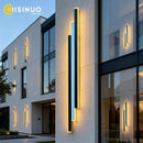Axyaa LED Outdoor Wall Light Waterproof Strip Shape Porch Lamp Black&White
