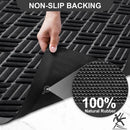 Axyaa Outdoor Indoor Welcome Mat, Heavy Duty Super Absorbent Dirt Trapper Waterproof Mat