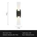 Axyaa Luxury Gold Silver Wall Sconce Glass Mirror Light