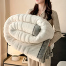 Axyaa Coral Fleece Blanket: Soft, Plush, All-Season Bed Throw for Home & Office