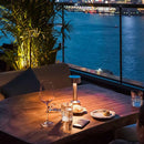 Axyaa Metal Touch Table Lamp | LED Rechargeable Night Light | Decor for Home & Business