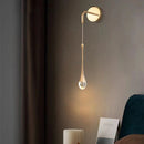 Axya Crystal LED Wall Lamp: Modern & Simple Living Room, Corridor, Bedside Light