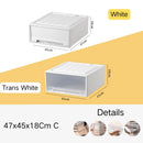 Axyaa Clear Plastic Drawer Organizer Boxes for Wardrobe Storage and Organization