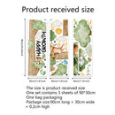 Axyaa Forest Animal Tree Growth Chart Wall Stickers - Kids Nursery Height Measure Decals