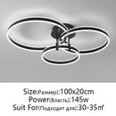 Axyaa Modern LED Chandelier for Living Room Bedroom Ceiling Lighting