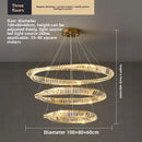 Axyaa Nordic Crystal Chandelier for Luxury Living Room & Dining Room
