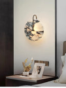 Axyaa Marble Wall Lantern Living Room Decoration - Modern & Elegant Stone Age Design