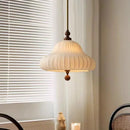 Axyaa Wabi Sabi Cloth Ceiling Chandelier for Bedroom - Retro Indoor Lighting Fixtures