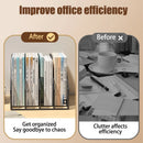 Axyaa Metal File Rack Office Desk Organizer Shelf - File Storage Box & Data Rack