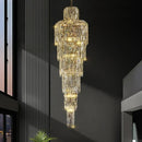 Axyaa Luxury Crystal Chandelier for Villa Living Rooms and Hotel Halls