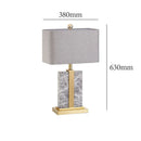 Axyaa Marble Desk Lamp - Modern Minimalist LED Table Lamp for Home Decor