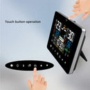 Axyaa Weather Station Clock with Touch Screen, Temperature, Humidity, and Outdoor Sensor