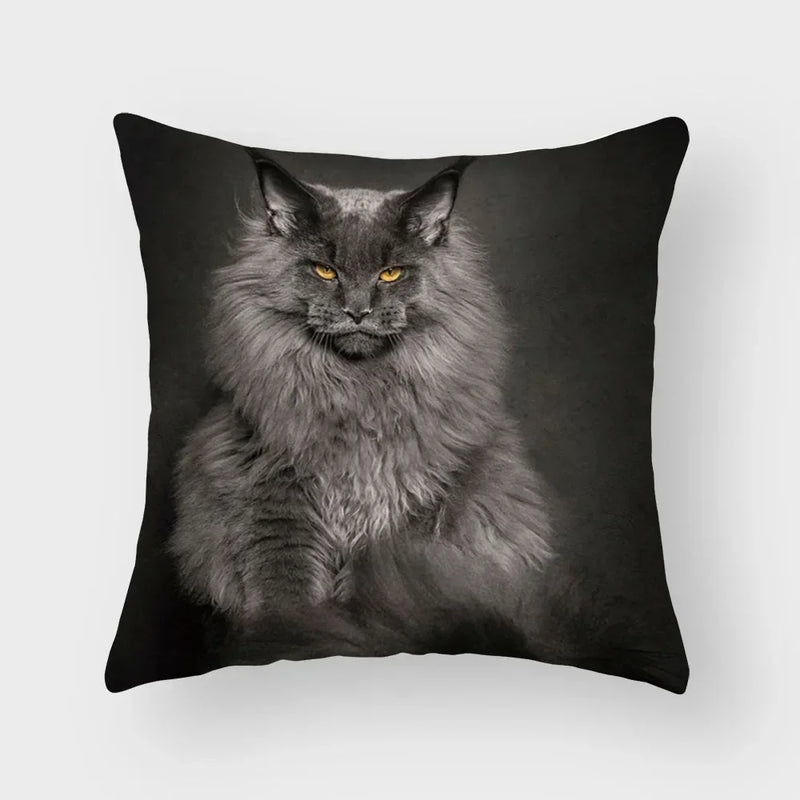 Axyaa Cat Print Pillowcase 45*45cm