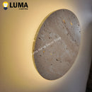 Axyaa Yellow Travertine LED Wall Sconce for Bedroom, Aisle, Stair Home Decor