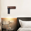 Axyaa Wabi Sabi LED Wall Sconce Lamp, Black Travertine Stone, Up & Down Light