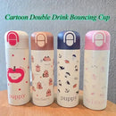 Axyaa Kids Stainless Steel Straw Tumbler - Cute Capibala Design