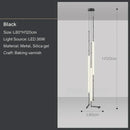 Axyaa LED Bar Counter Chandeliers: Minimalist Art Decor for Restaurant, Villa, Hotel Lobby