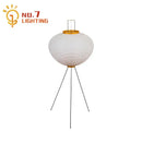 Noguchi Akari Rice Paper Wabi Sabi Table Lamp by Axyaa