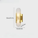Axyaa Marble Wall Lamp: Postmodern Living Room TV Background Creative Art Light Luxury