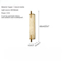 Axyaa LED Alabaster Outdoor Wall Lamp for Living Room & Courtyard