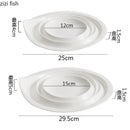 Axyaa Ceramic Serving Plate for Creative Dining Experience