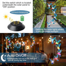 Axyaa Solar Hummingbird LED Chime: Color-Changing Decor Light