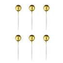 Axyaa Mini Stainless Steel Tea Spoon Set for Coffee, Tea, and Sauces