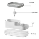 Axyaa Automatic Liquid Soap Dispenser Kitchen Bath Accessories Storage Box Sponge Brush