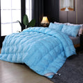 Axyaa Cotton Solid Color Down Quilt - Warm Comfortable Sleep Quilt