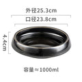 Axyaa Ceramic Deep Plate Set of 4