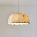 Axyaa Nordic Linen E27 LED Pendant Lights Chandelier - Minimalist Retro Style