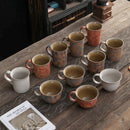 Axyaa Nordic Ceramic Coffee Cup Set - High Value Coarse Pottery Mug for Couples
