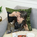 Jenna Ortega Body Pillow Cover 40x40 - Axyaa Decorative Cushion Case