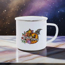 Axyaa Halloween Dwarf Pumpkin Enamel Mug: Holiday Gift, Cute Drinkware