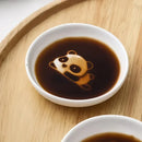 Axya Panda White Porcelain Small Plate Mini Seasoning Saucer Home Kitchen Tableware