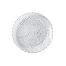 Axyaa High Relief Fruit Glass Plate for Banquet and Tea Service